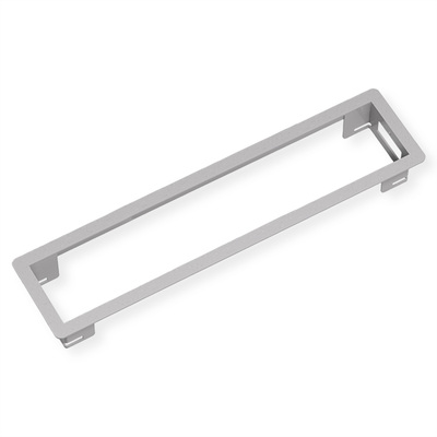 Power Frame rámik 4 pozície, 284x73x36mm, oceľ, striebornosivý