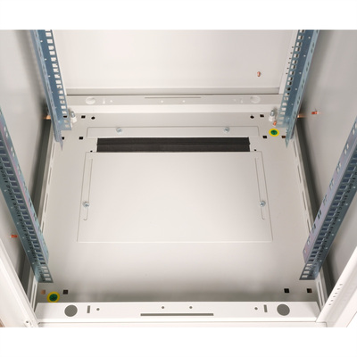 19" Rack na podlahu 22U, 1164x600x600mm (HxWxD), PRO, sklenené dvere, sivý