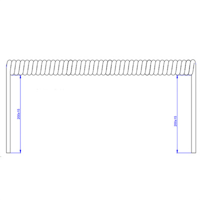 Kábel el. špirála 1.5m - 6m, 1.5mm², biely