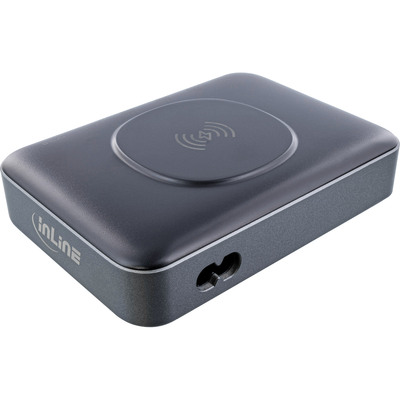 Nabíjačka USB 230V 6port, 2xUSB A, 4x USB Typ C, 100W, PD, QC 2.0, kábel (C7) 1.8m, GaN, čierna