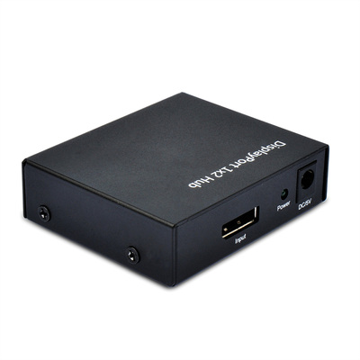 Video distribútor/splitter/hub DisplayPort 1IN/2OUT, MST, DP v1.2, UHD 4K@30Hz