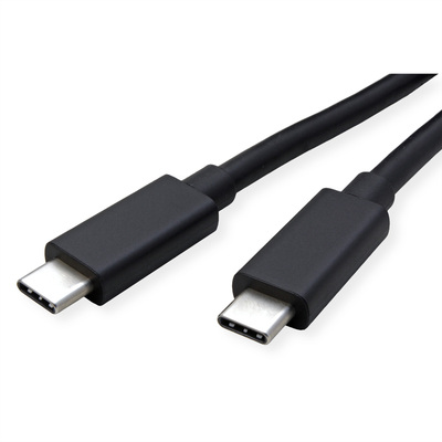 Kábel USB 4 Gen 2x2, Typ C CM/CM 2m, 20Gbps, PD 240w 48V5A, čierny