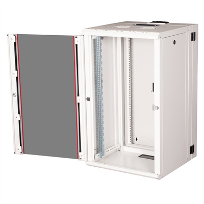 19" Rack na stenu 20U, sivý, 996x600x600mm (HxWxD), RAL7035, PRO, otočný (2-dielny)