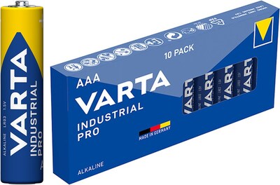 Baterka VARTA Industrial Alkalická AAA (10ks) 1.5V (LR03) 10BL