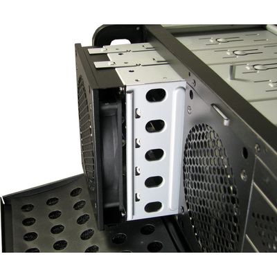 19" PC skrinka do racku, 4U, (HxWxD) 178x482x695mm, čierna