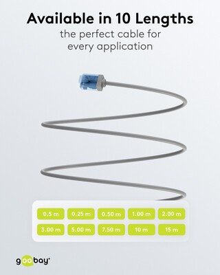 UTP Patchkábel LSOH TPE 7.5m cat.6a, sivý, slim, Cu, Flex Cable, Eco obal