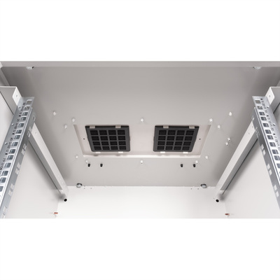 19" Rack na stenu 22U, sivý, 1157x600x600mm (HxWxD), RAL7035, IP55, vonkajší, odnímateľné bočnice