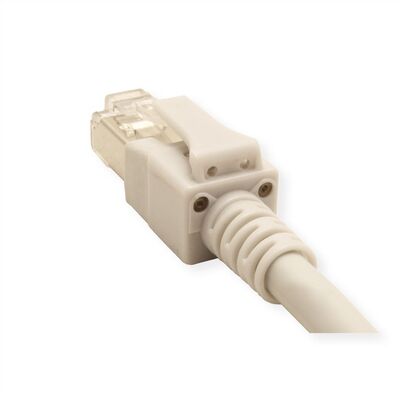 S/FTP (PiMF) Patchkábel LSOH 0.5m cat.6, sivý, CCA, LED saCon