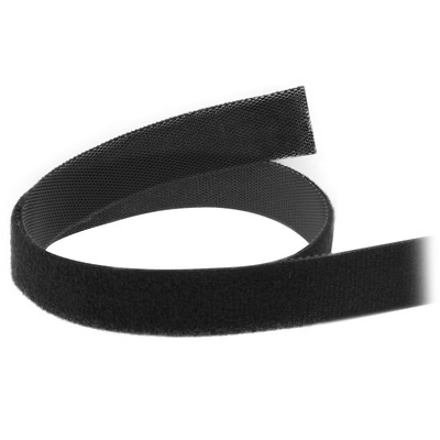 Káblový organizér suchý zips 10m návin, čierna farba, šírka 16mm