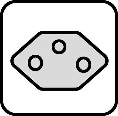 Kábel sieťový 230V, vidlica (T12, Typ-J) Švajčiarsko priama - C13, 0.8m, 0.75mm², 10A, čierny