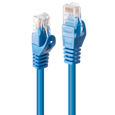 UTP Patchkábel 10m cat.6, modrý, CCA