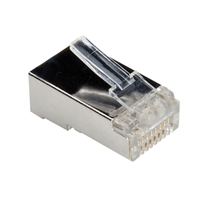 Konektor 8/8 RJ45 cat.5e, tienený, na lanko, 10ks/bal