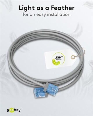 UTP Patchkábel LSOH TPE 10m cat.6a, sivý, slim, Cu, Flex Cable, Eco obal