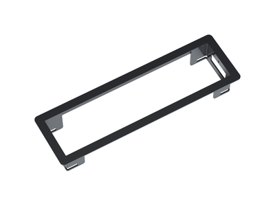 Power Frame rámik 3 pozície, 241x73x36mm, oceľ, čierny