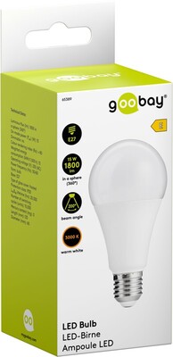 LED žiarovka E27 teplá biela 15W