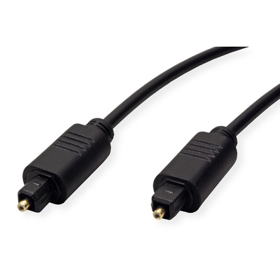 Kábel Toslink audio optický SPDIF prepojovací M/M 10m, ø4.0mm, čierny