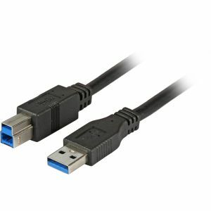 Kábel USB 3.2 Gen 1, A-B M/M 5m, 5Gbps, čierny, Premium