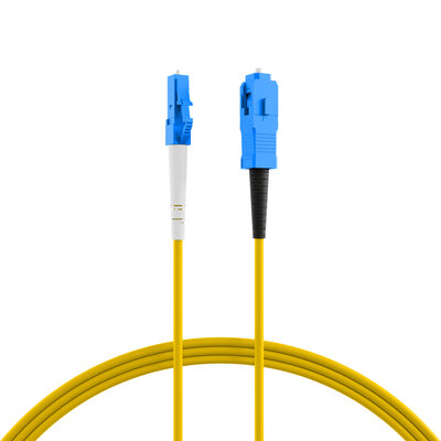 Fiber kábel LC-SC, 5m Simplex OS2(9/125µm), LSOH, G657.A2, ohybný, 2mm, žltý