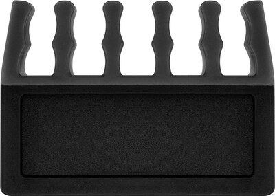 Káblový organizér na stôl, samolepiacia príchytka, ⌀7.1mm, 2ks/bal, čierny