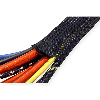 Káblový organizér Kábel Fix, suchý zips, 2.5m, ⌀ do 25mm, čierny