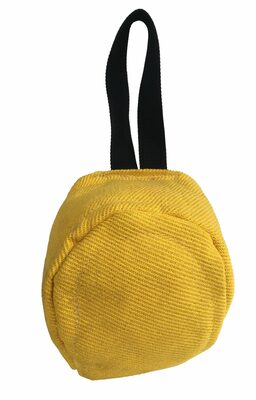 Lopta z ringového materiálu, veľká,  makká, s uškom, obvod 61cm, rôzne farby