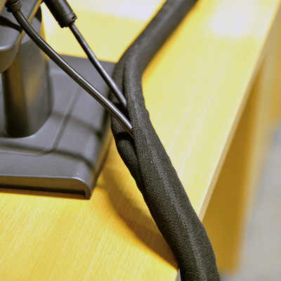 Káblový organizér FlexWrap, 2.5m, ⌀ 13-25mm, Value, čierny