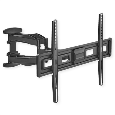 Držiak pre TV 37-80" na stenu, max 45kg, rameno 475mm, VESA do 600x400, čierny