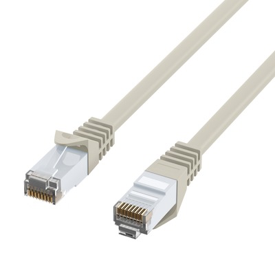 UTP Patchkábel LSOH 30m cat.6, sivý, CCA