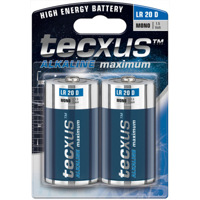 Baterka Tecxus Alkalická D Mono (2ks) 1.5V (LR20) 2BL