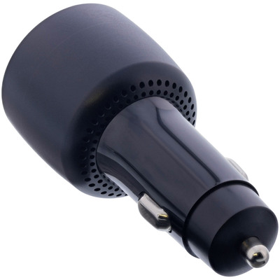Nabíjačka USB do auta Power Delivery, 2xUSB C + QC USB A, max 5A 100W, čierna