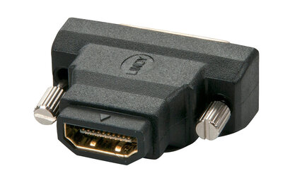 Adaptér HDMI/DVI-D F/M, priamy, 1920x1200@60Hz, čierny