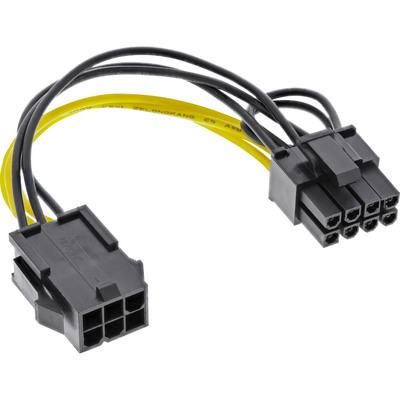 Kábel napájací interný PCI EXPRESS 6pin F na 8pin M