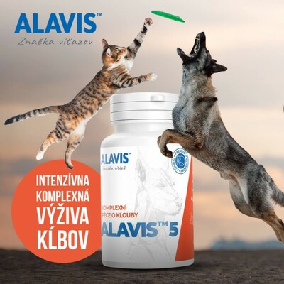 ALAVIS 5 kĺbová výživa pre psy a mačky, 90tbl.