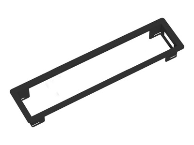 Power Frame rámik 4 pozície, 284x73x36mm, oceľ, čierny