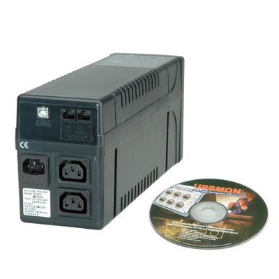 UPS Záložný zdroj, VALUE 800VA/550W, kábel+SW