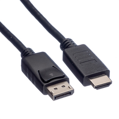 Kábel DisplayPort na HDMI M/M 2m, jednosmerný, max. 1920x1200@60Hz, čierny