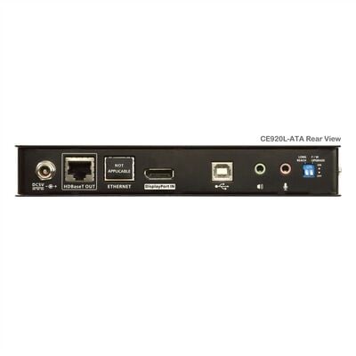 Predĺženie KVM cez TP do 100m, DisplayPort v1.2, USB, RS232, LAN, Audio (3.5mm jack), 4K@60Hz