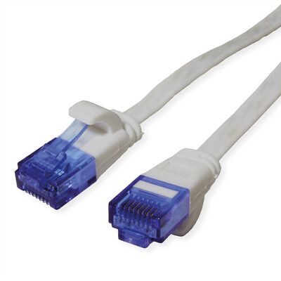 UTP Patchkábel 5m cat.6a, sivý, extra plochý, Cu