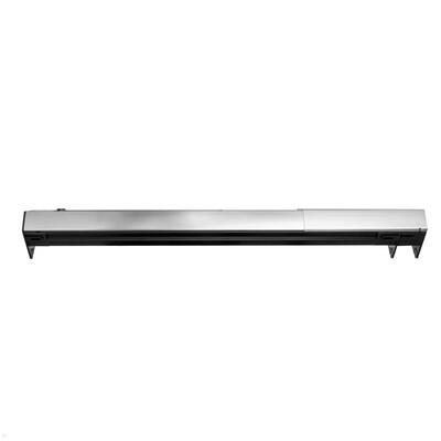 CASIA2 4xUTE 230V, 2m kábel 1.5mm², vidlica CEE7/7, Hliník, nerezová farba