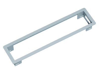 Power Frame rámik 4 pozície, 284x73x36mm, oceľ, striebornosivý