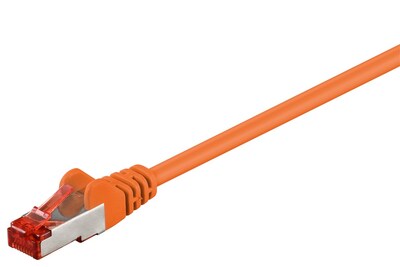 S/FTP (PiMF) Patchkábel 1.5m cat.6, oranžový, CCA