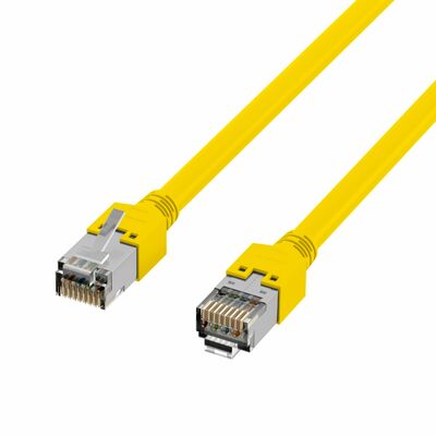 S/FTP Patchkábel LSOH 1.5m cat.5e, žltý, Cu, Draka UC300 s TM11