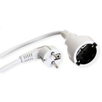 Predlžovačka 10m s 1 zásuvkou SCHUKO, 1.5mm², biela