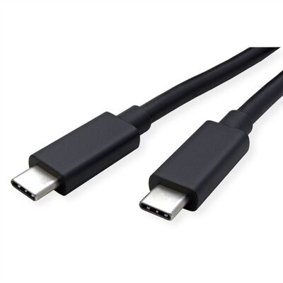 Kábel USB 4 Gen 3x2, Typ C CM/CM 0.8m, 40Gbps, PD 240w 48V5A, čierny