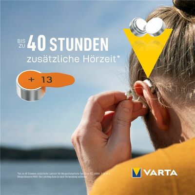 Baterka VARTA Hearing Aid PR48/V13 (6ks) 1.45V 6BL
