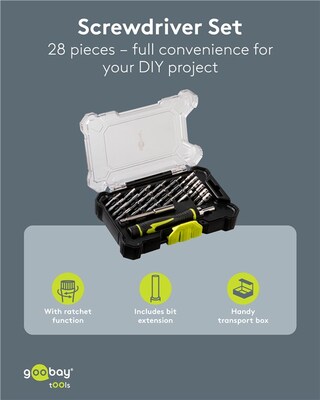 Sada skrutkovač s 26-dielnou sadou bitov na jemnú prácu