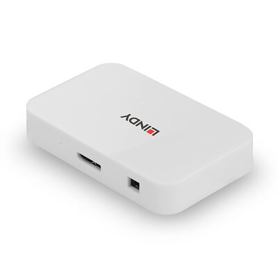 Hub USB 3.2, 4 Port, 4x USB A, 50cm, biely