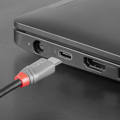 Kábel USB 2.0 Typ C CM/MICRO-B(2.0) 2m, High Speed, Anthra Line, čierny