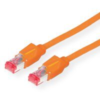 S/FTP (PiMF) Patchkábel LSOH 1m cat.6, oranžový, Cu, Component Level