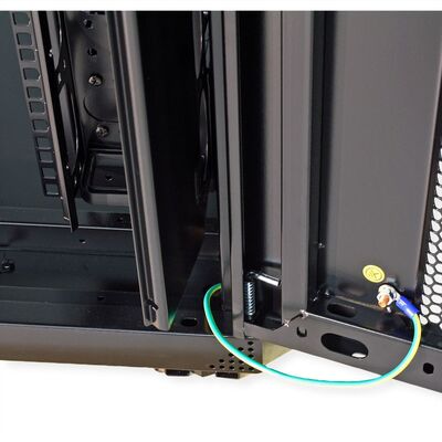 19" Rack na podlahu 42U, čierny, 2000x800x1000 mm (HxWxD)
